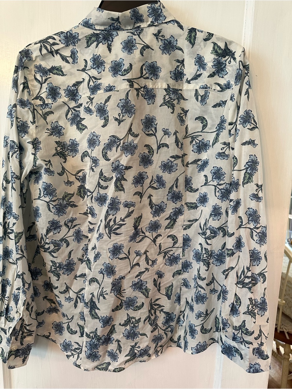 J Crew cotton summer blouse large - Picture 3 of 4